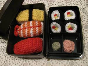 Crochet Sushi Bento