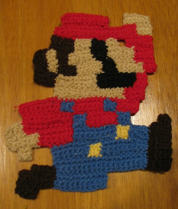 Crochet 8-bit Mario