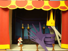 Paper Mario vs. shadow queen