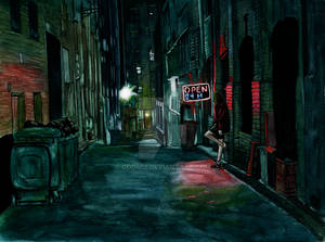 Back alley by Odomi2 Back alley by Odomi2