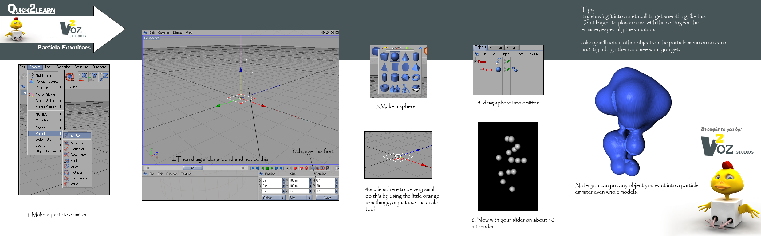 Particle emmiter