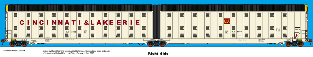 CLE Automax Articulated Autorack 200000 by trainfan4449 on DeviantArt