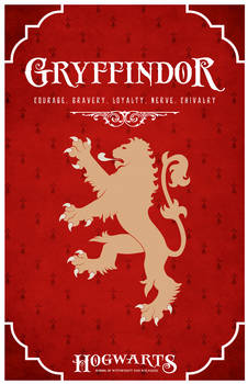 House Gryffindor Poster