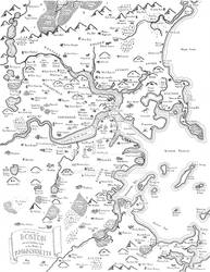 Boston fantasy map