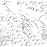 Fantasy map of Ashland, OR