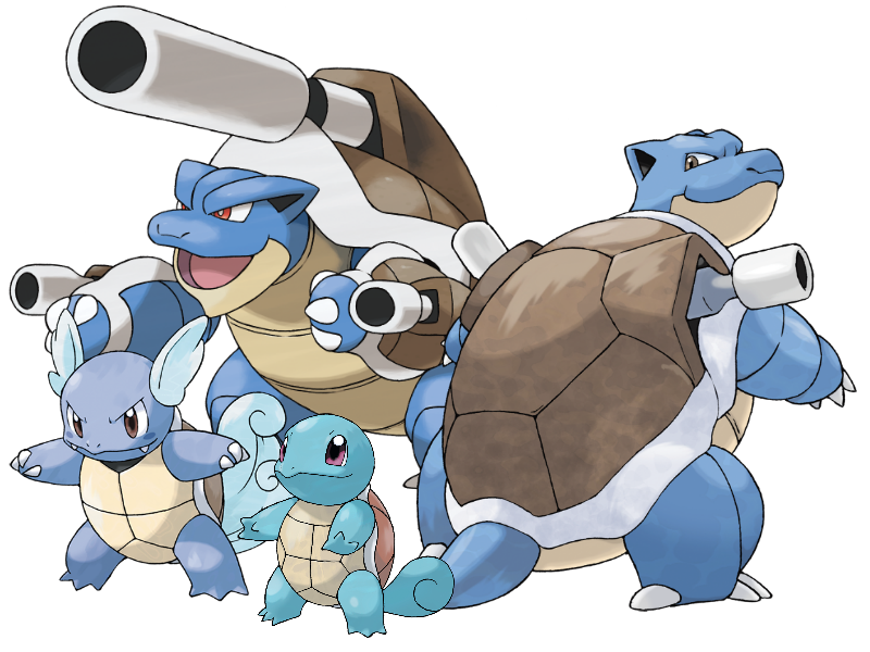 Pokemon Review - Squirtle Evolutionary Line by SailorMajoraMoon on