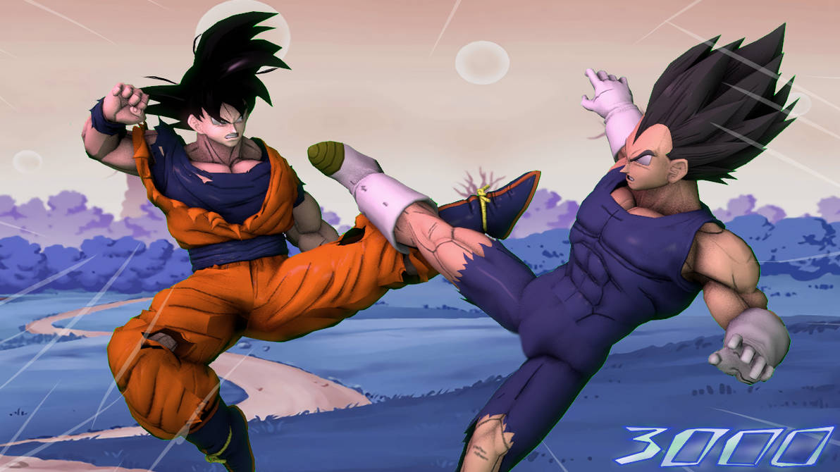 Dbssh Flashbacks DBSSH Goku Vs Vegeta Scene Recreation by GODZILLA3000Da on DeviantArt