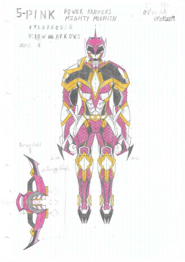 Power Ranger Mighty Morphin Pink Ranger by YellenAmaro on DeviantArt