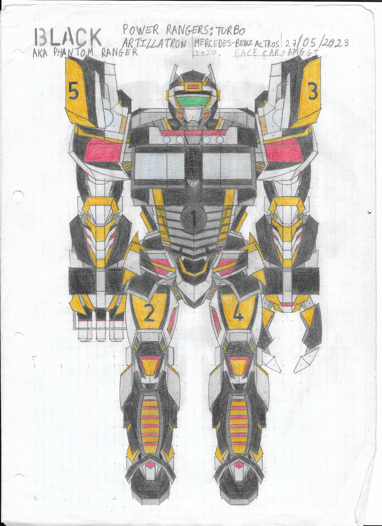 Phantom Ranger Zord Artillatron by YellenAmaro on DeviantArt