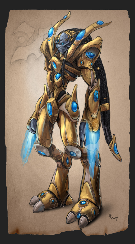 SC2 Protoss: Zealot by ZeroCartin on DeviantArt