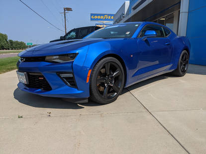 2018 Blue Camaro