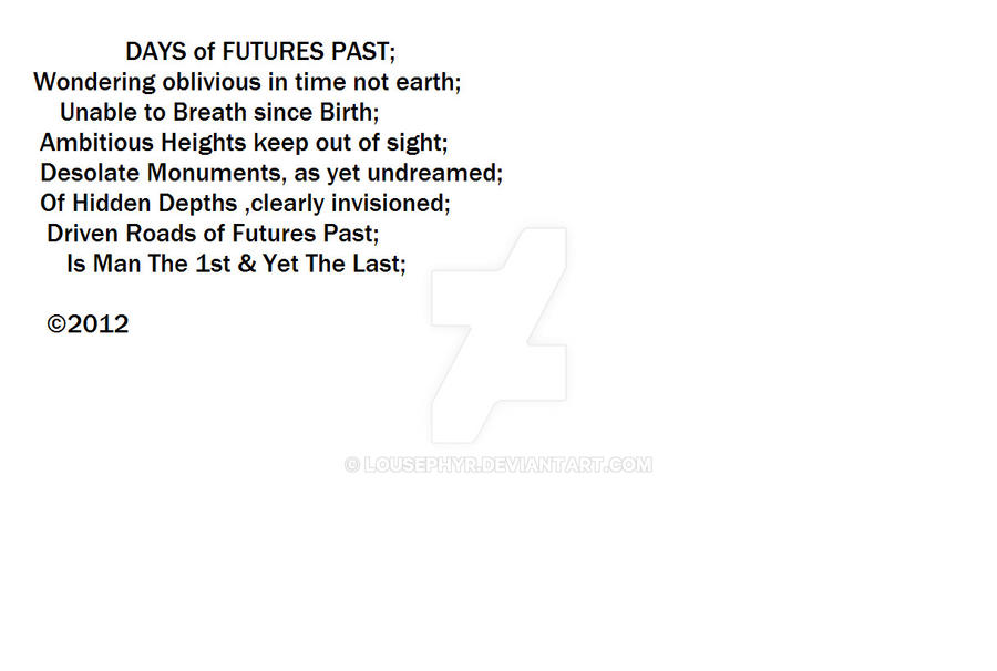 Days of Futures Past