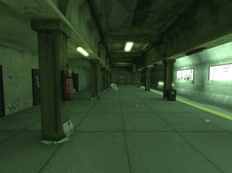 3D Scene Shot - Subway