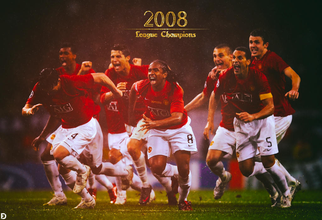 Manchester United Champions League Moscow 2008 by Fristajlere on DeviantArt