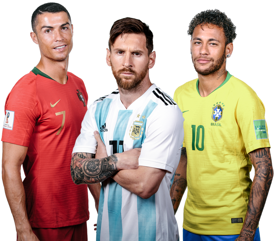 Трио мир. Футболисты Роналдо и Месси Неймар. Месси Роналду и Неймар. Messi Ronaldo Neymar. Роналду Месси Неймар Роналдо.