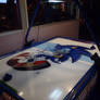 Sonic air hockey