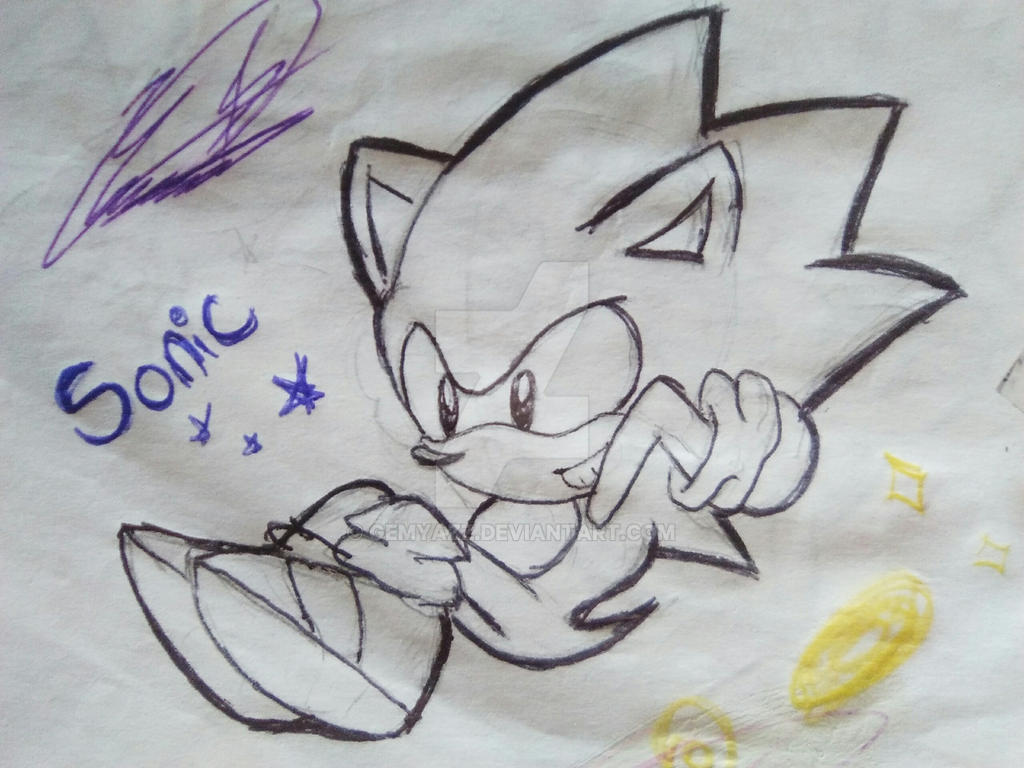 Classic Deviantart Classic sonic! by GemYazz on DeviantArt