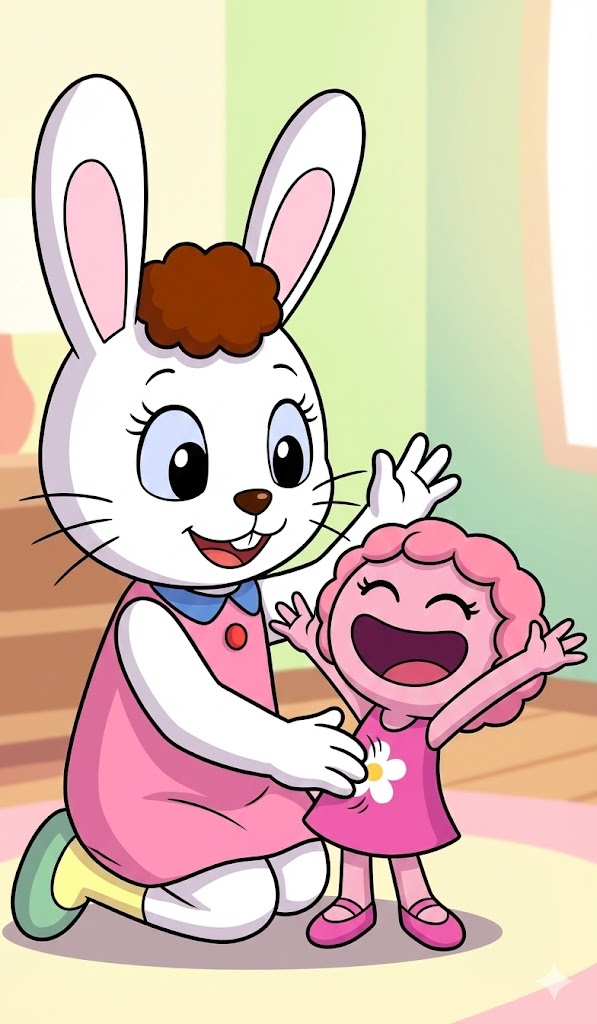 Mimi Rita Mimi tickles Rita's belly by Qaani on DeviantArt