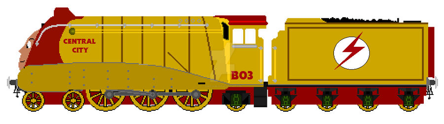 The Flash Train Train Flash by SuperJames526 on DeviantArt