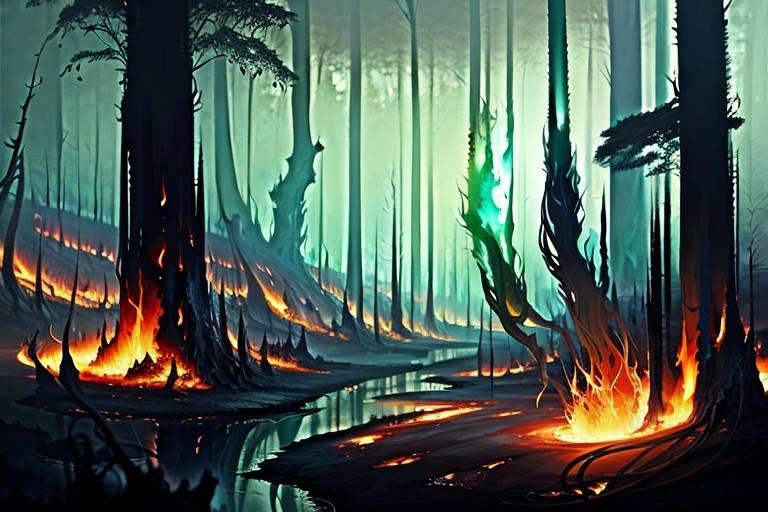 Forest Fire by YoshiroSebastian on DeviantArt