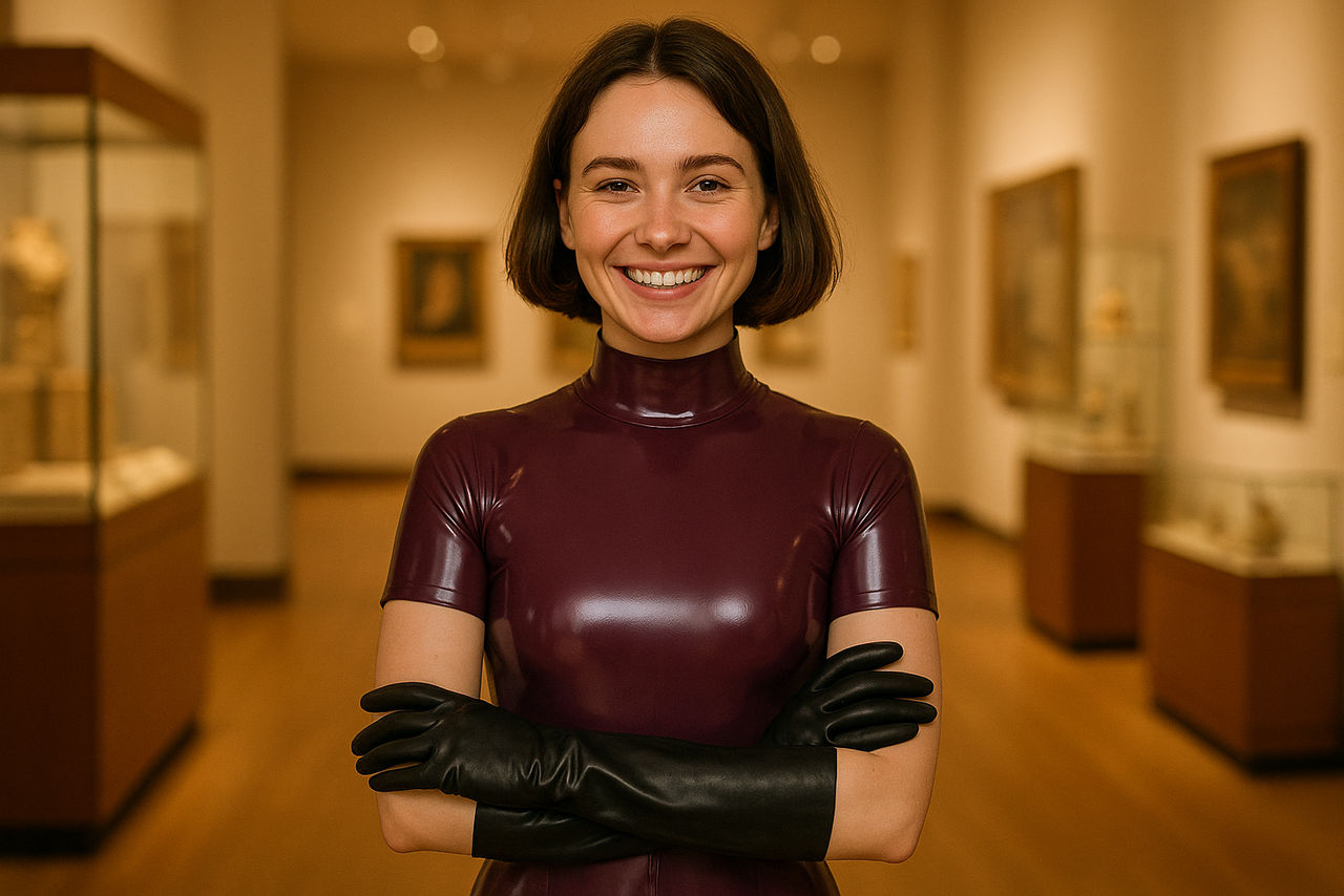 20250830 0006 Smiling in Plum Latex simple compose by jemagomoen on ...
