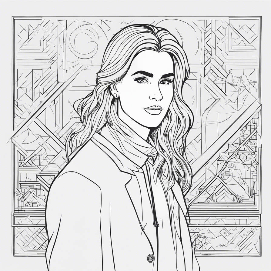 Silver haired Goth college student