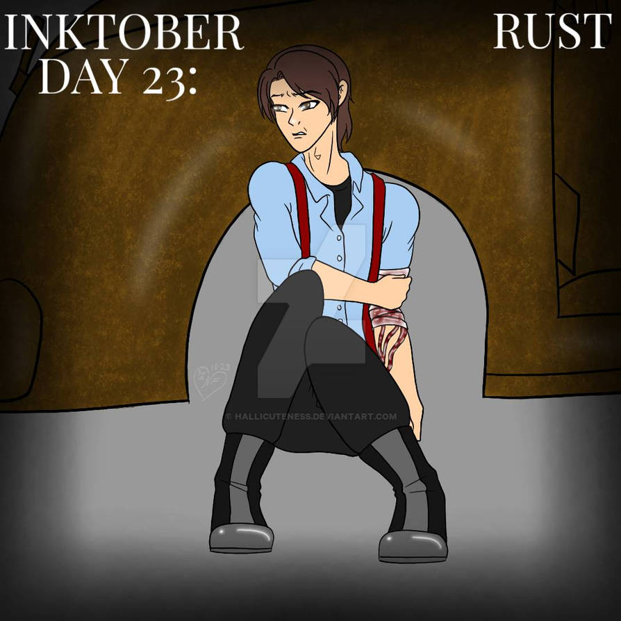 Inktober Day 23: Rust by HalliCuteness on DeviantArt