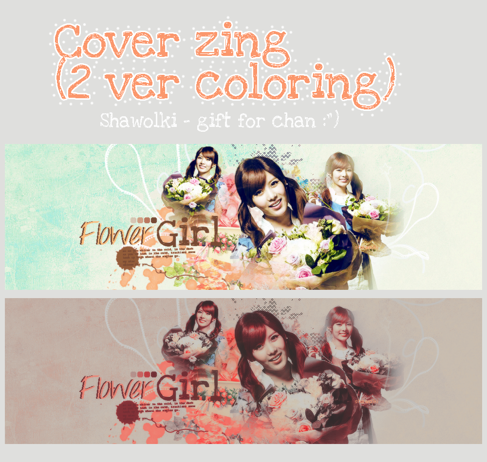 Cover Zingme ( 2 ver coloring) Gif for Chanriez