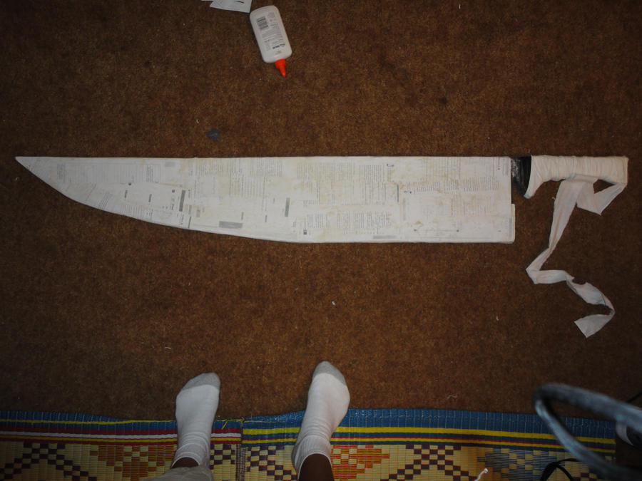 Paper Zangetsu (work in progress) 8/16/12