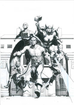 Avengers Commission Inks