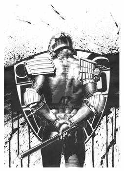 2000AD Prog 1986 cover (Original Inks)