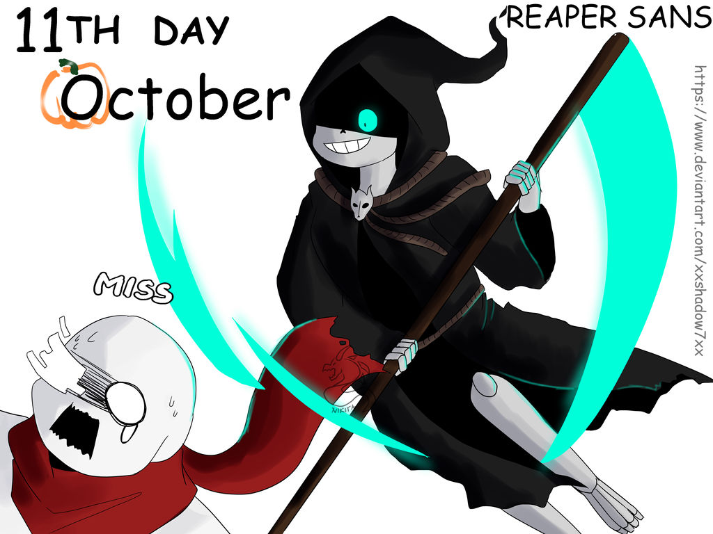 Reaper Sans by ShakeablePanda on DeviantArt