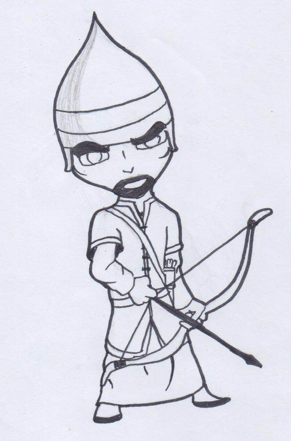 Arabian Archer Chibi by zamroniAGUfan on DeviantArt