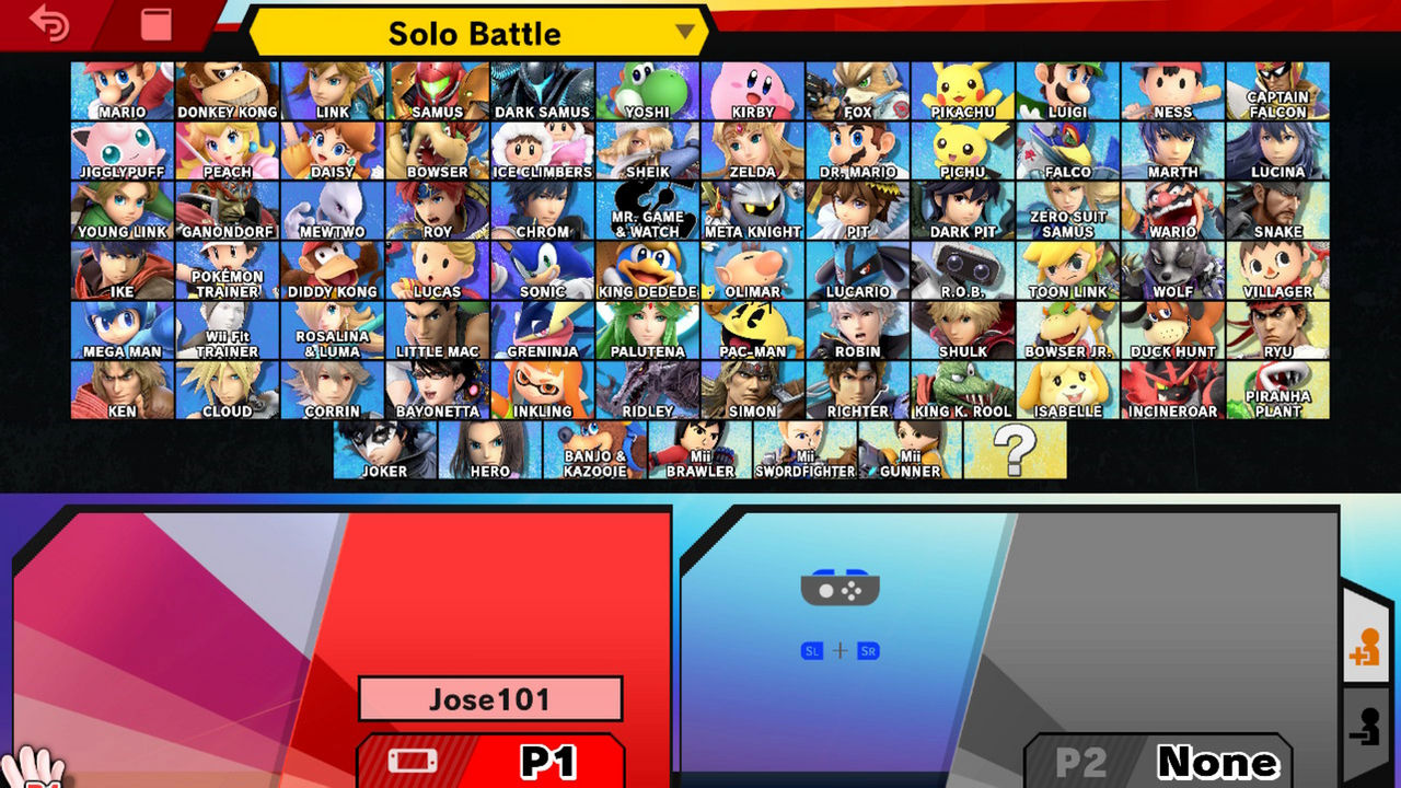 Selected Character Character Select with DLC #3 by cjose1559 on DeviantArt