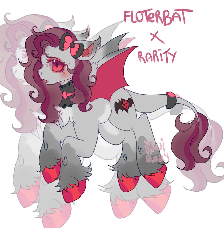 Flutterbat Returns Rarity X flutterbat by kimiYouko on DeviantArt