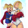 Supergirl n Powergirl n Baby Sister