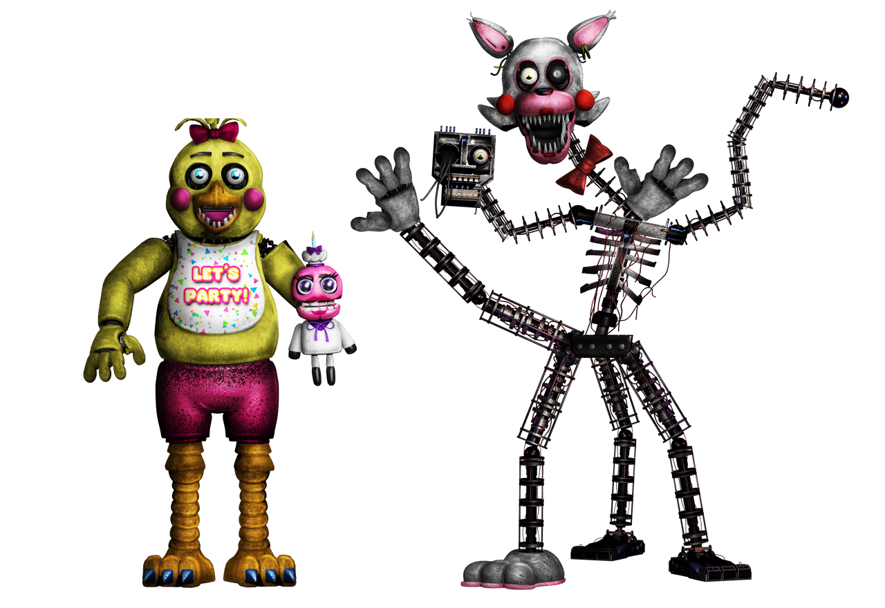 Fnaf 1 Animatronics Complete by Bantranic on DeviantArt