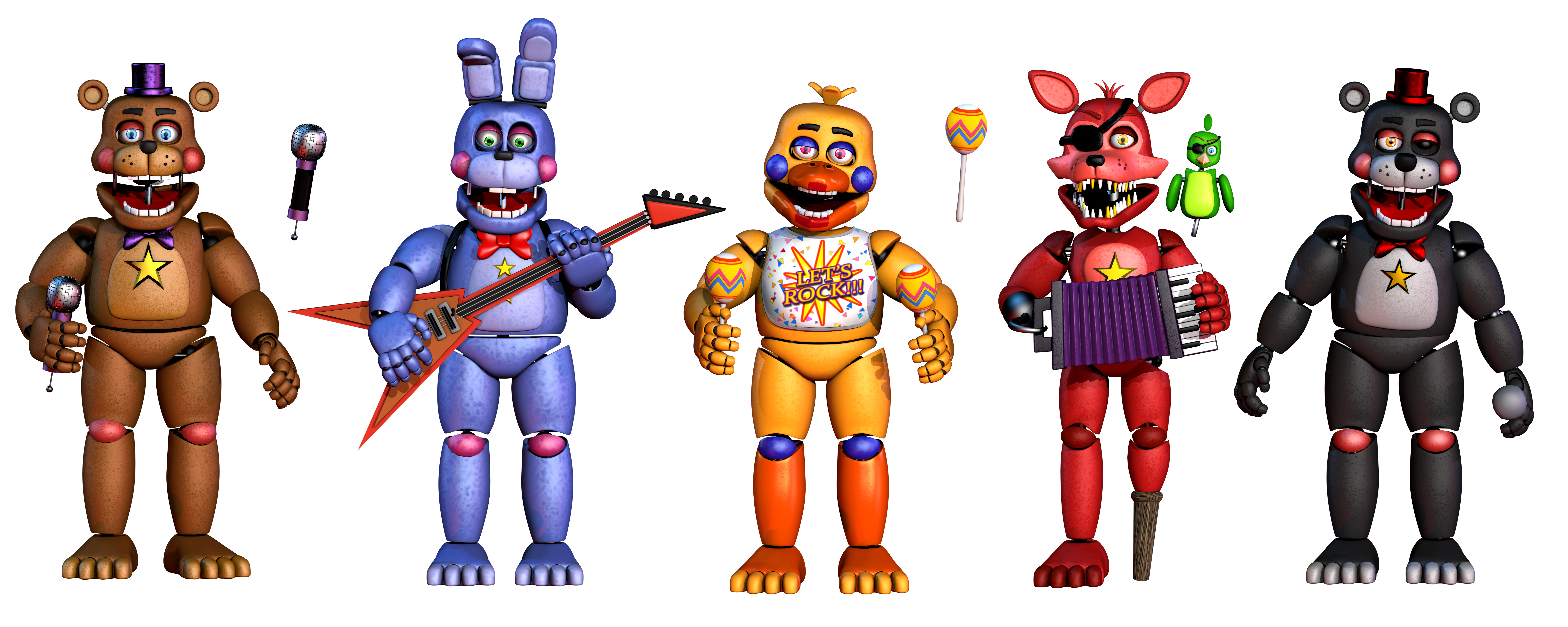 🔰FNaF 6🔰Teoria🔰♢Rocstars animatronics♢