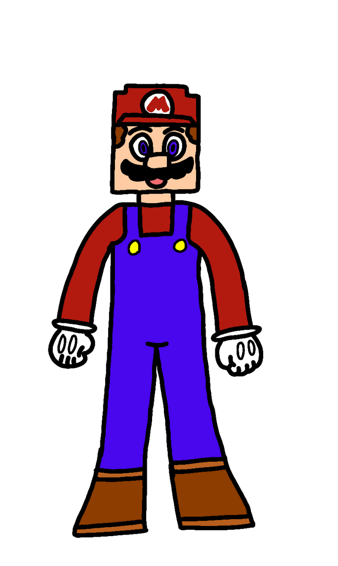 Minecraft Mario (Ok Corz) by NeoDracunyan on DeviantArt