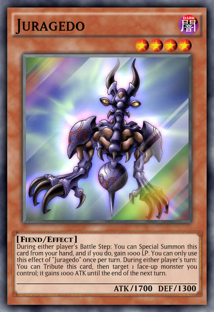 juragedo yugioh card BBPlanetToys During either players turn Juragedo(Anime Artwork) by Brandon-Cordy on