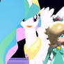 (MMD) Princess Celestia and Rosalina