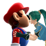 (MMD) Mario and Lyn kiss
