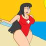 Hinata as a Lifeguard