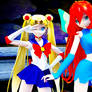[MMD Sailor MoonxWinx Club] Sailor Moon and Bloom
