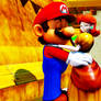 [MMD] Mario and Daisy hugging