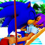 [MMD] Sonic and Shantae Making Out
