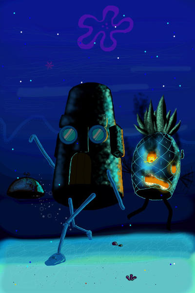 SpongeBob's house party by Xavierdraws on DeviantArt
