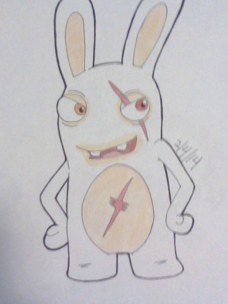 General Rabbid (Traditional Colored) by LittleMissAly on DeviantArt