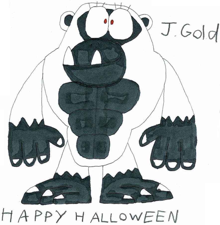 Abominable Snow Ape by JGold1234 on DeviantArt