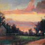 dusk, pastel